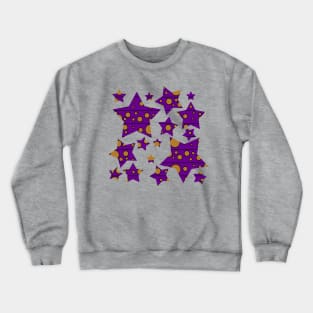 Modern Polka Dots - Grapes Crewneck Sweatshirt